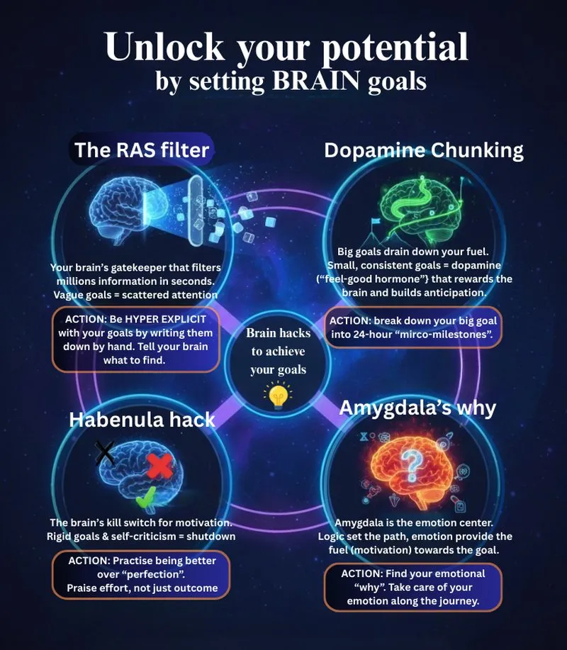 Setting BRAIN Goals infographic preview
